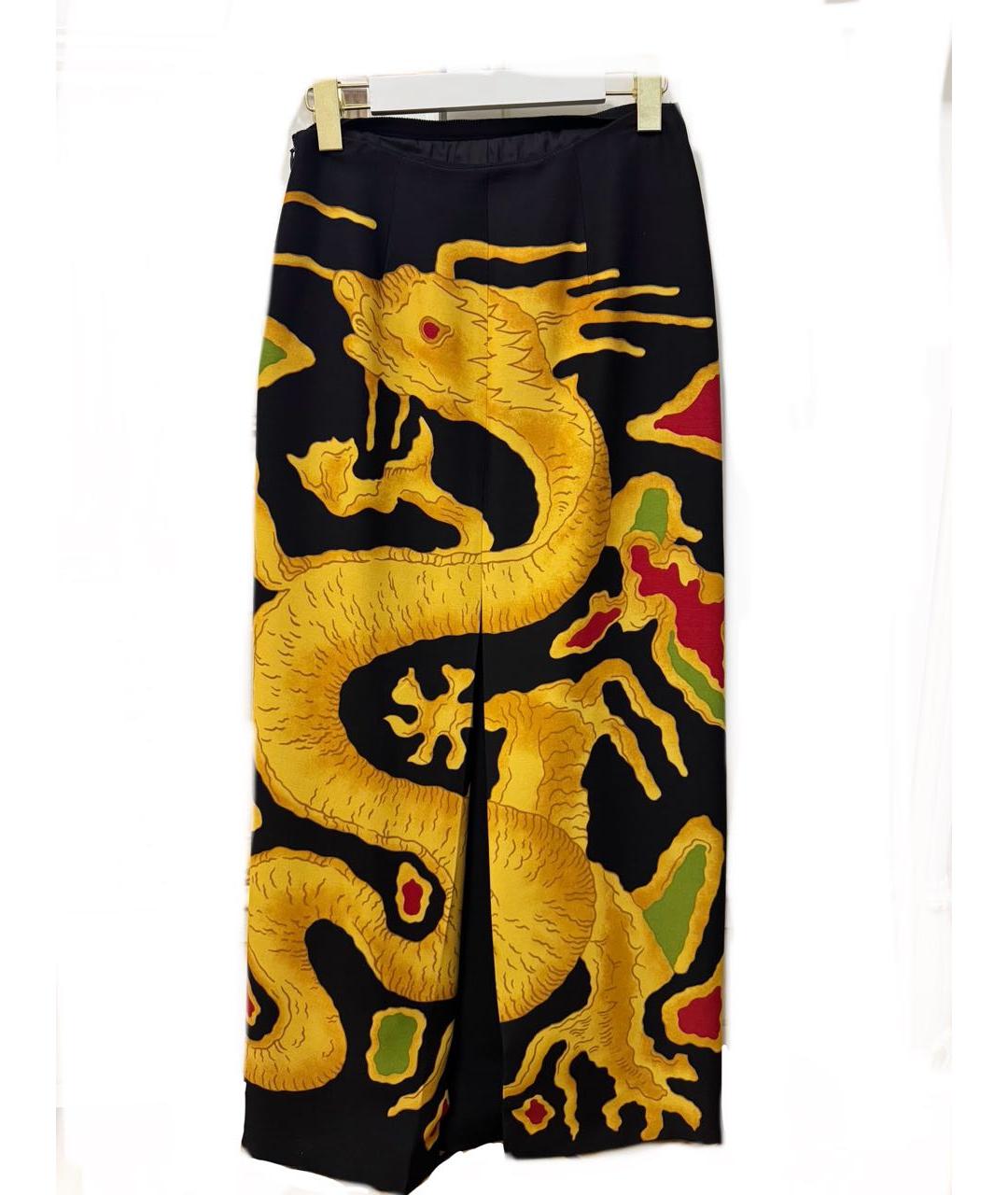 VALENTINO Мульти шерстяная юбка макси, фото 2