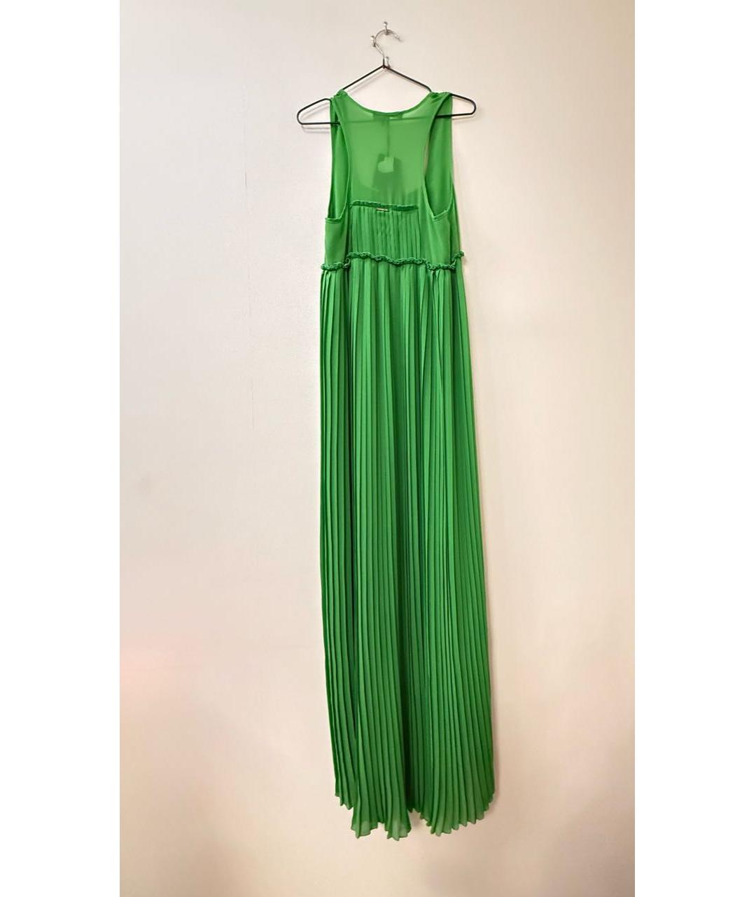 TWIN-SET Зеленый полиэстеровый сарафан, фото 3