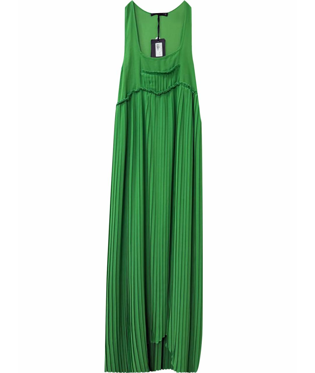 TWIN-SET Зеленый полиэстеровый сарафан, фото 1