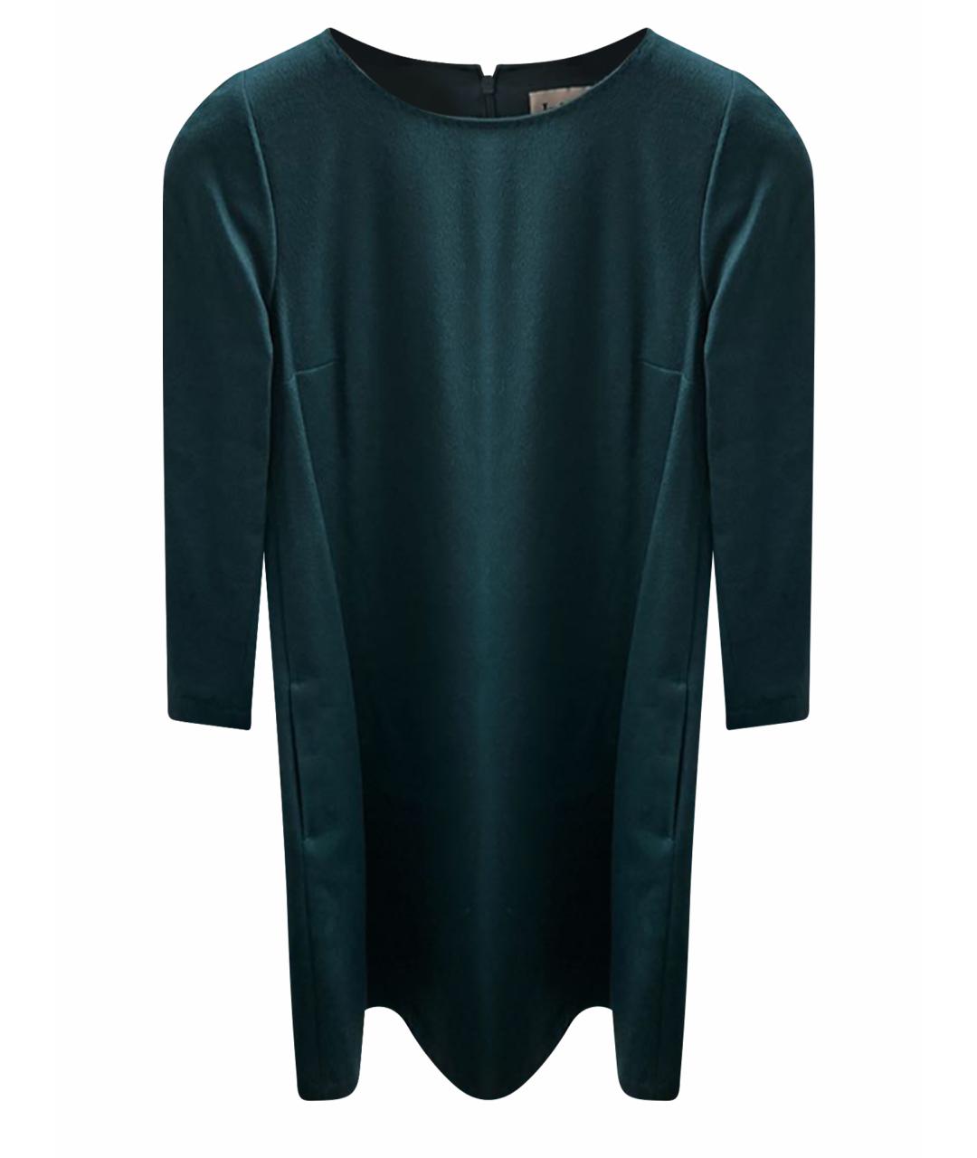 MAX MARA STUDIO Зеленые шерстяное повседневное платье, фото 1