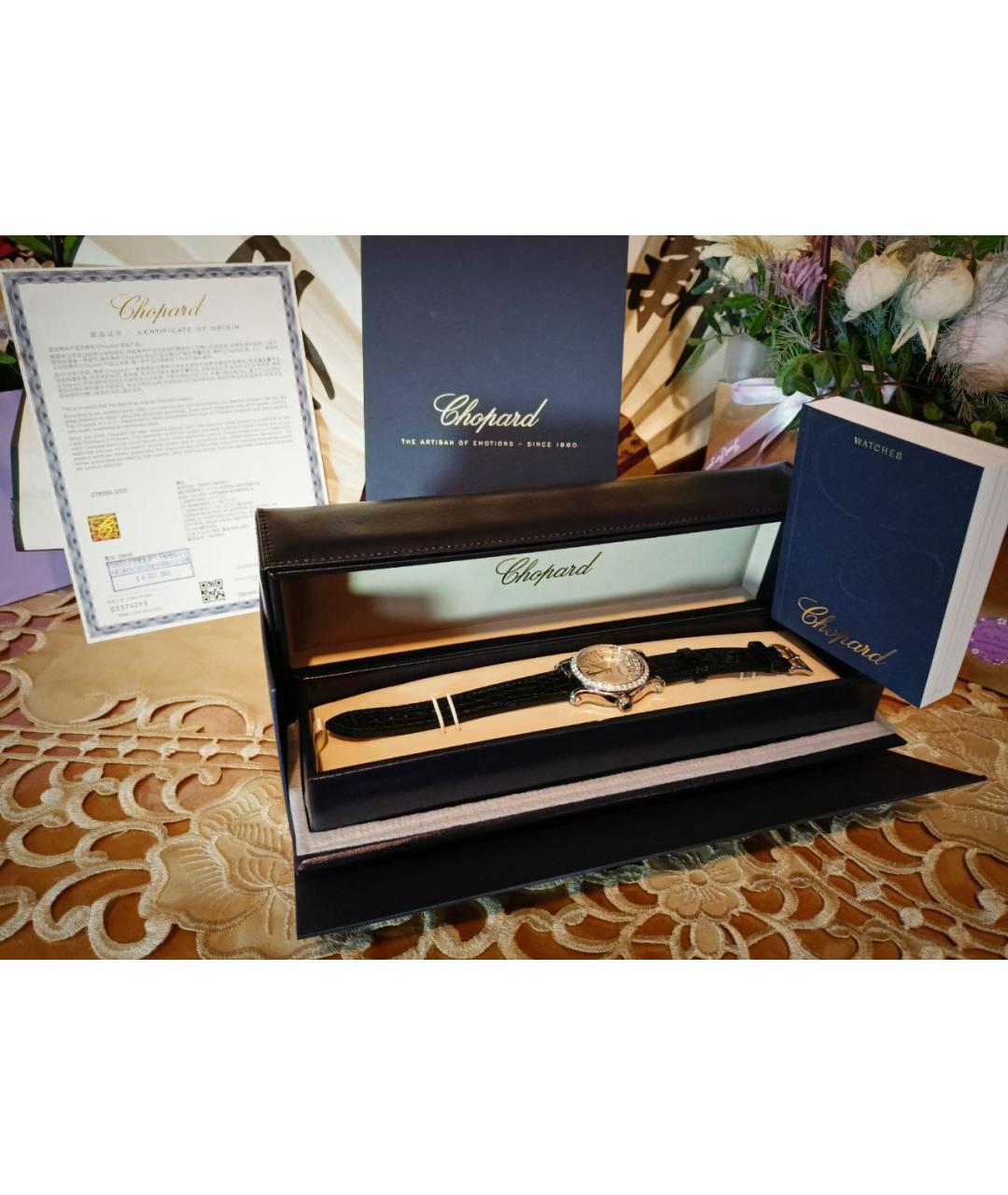 CHOPARD Золотые часы из розового золота, фото 4