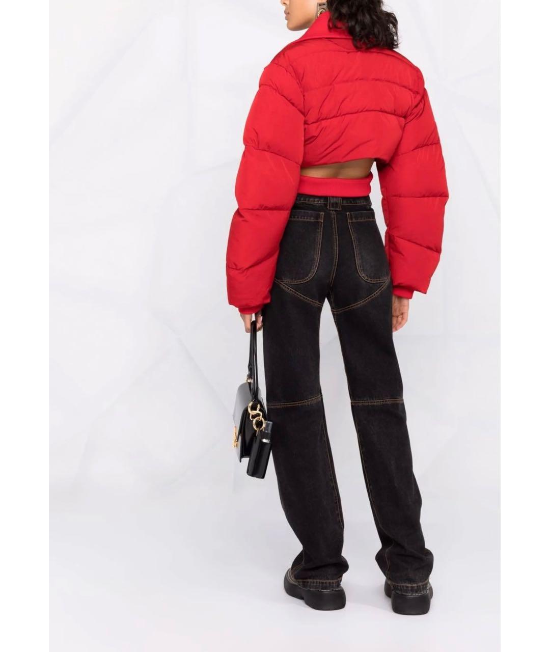 JACQUEMUS Красный полиэстеровый пуховик, фото 8