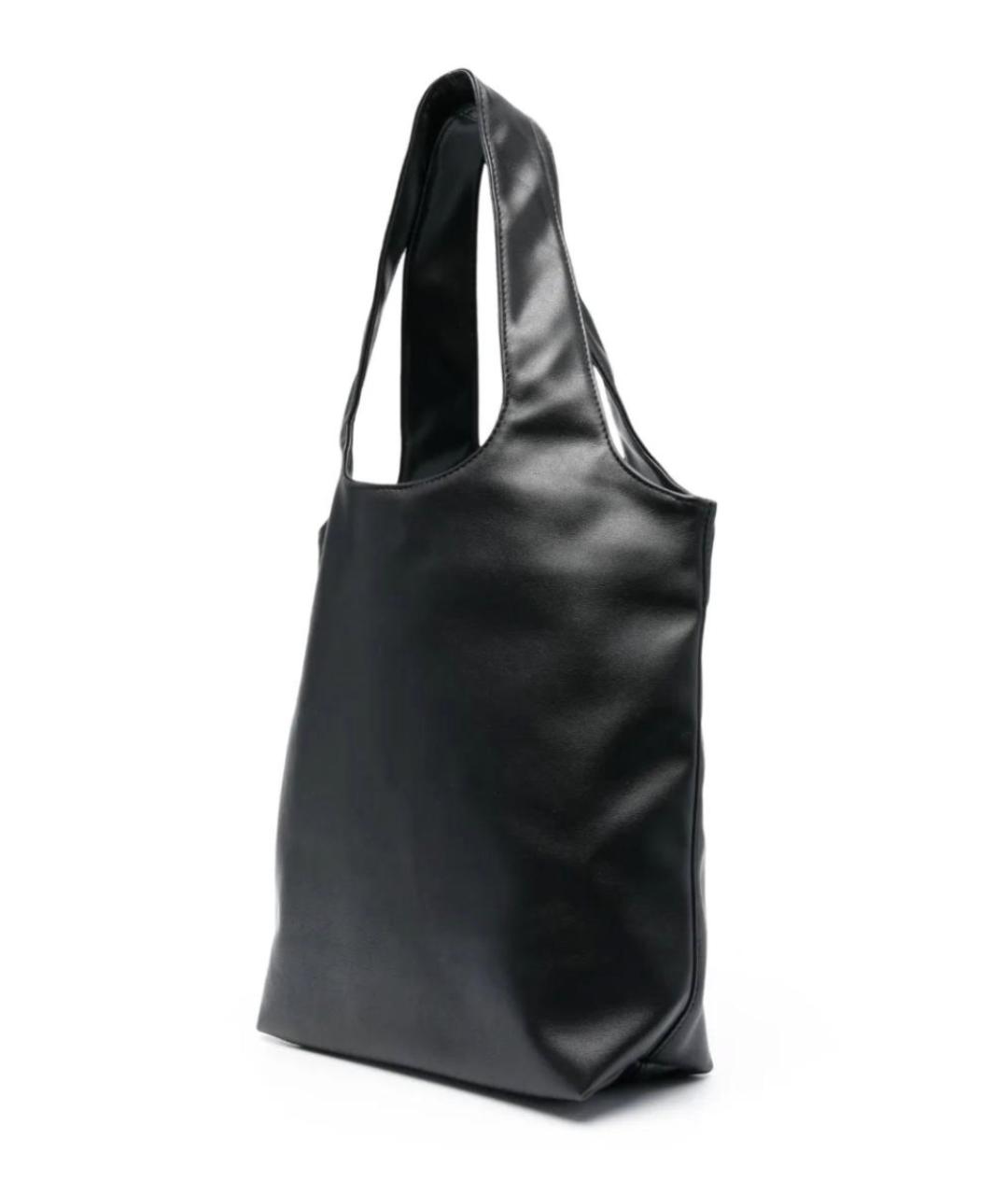 A.P.C. Черная кожаная сумка тоут, фото 2