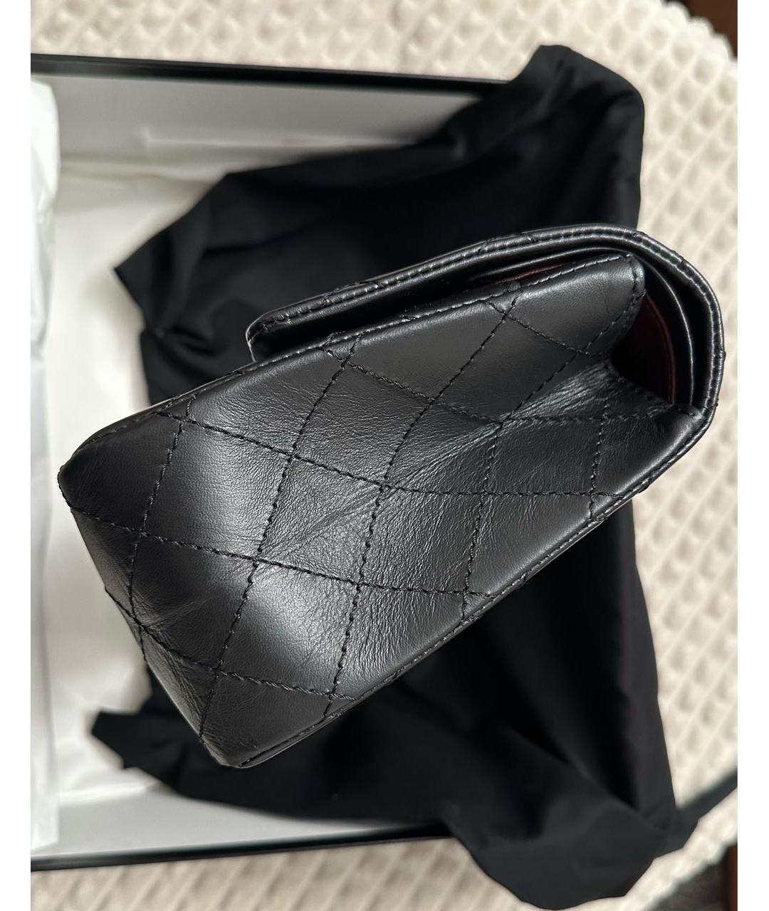 CHANEL Черная кожаная сумка через плечо, фото 5