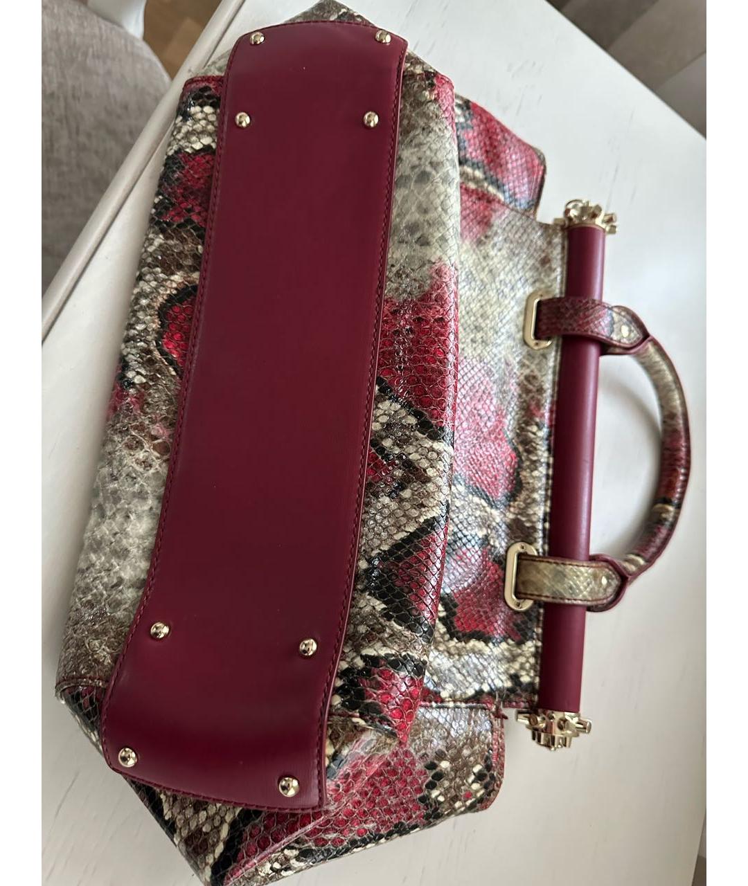 JUST CAVALLI Мульти кожаная сумка с короткими ручками, фото 3