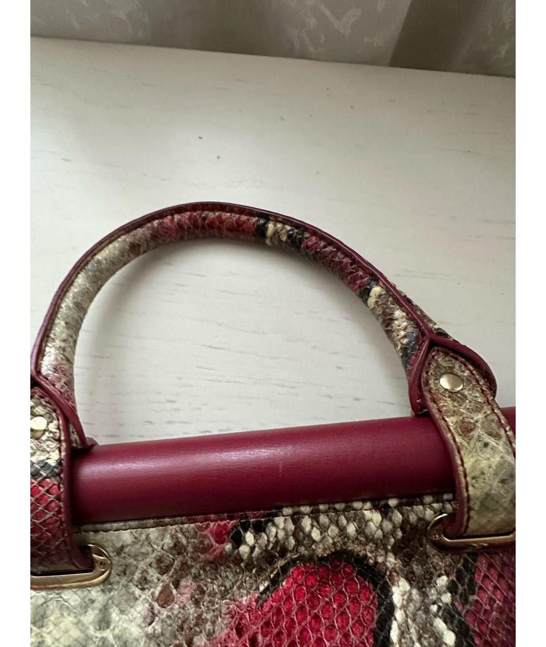 JUST CAVALLI Мульти кожаная сумка с короткими ручками, фото 5