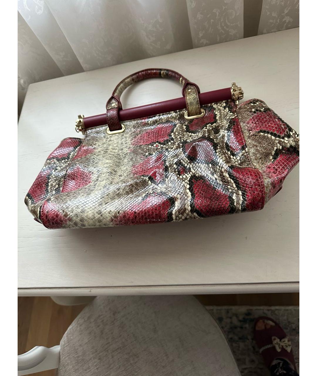 JUST CAVALLI Мульти кожаная сумка с короткими ручками, фото 2