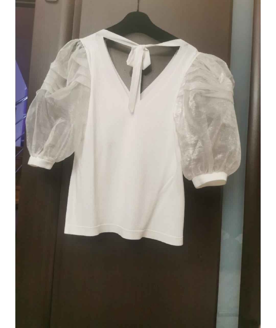 D.EXTERIOR Белый вискозный джемпер / свитер, фото 2