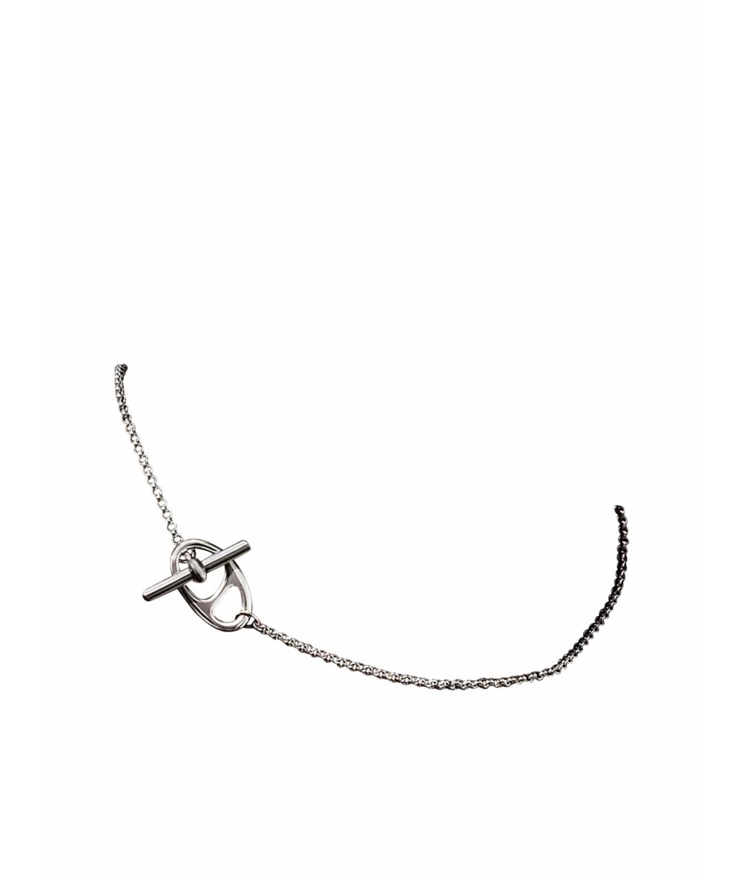 HERMES Серебряное серебряное колье, фото 1