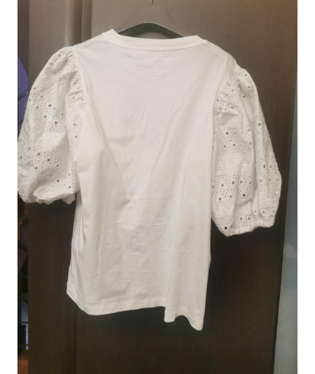 KARL LAGERFELD Белый хлопковый джемпер / свитер, фото 2