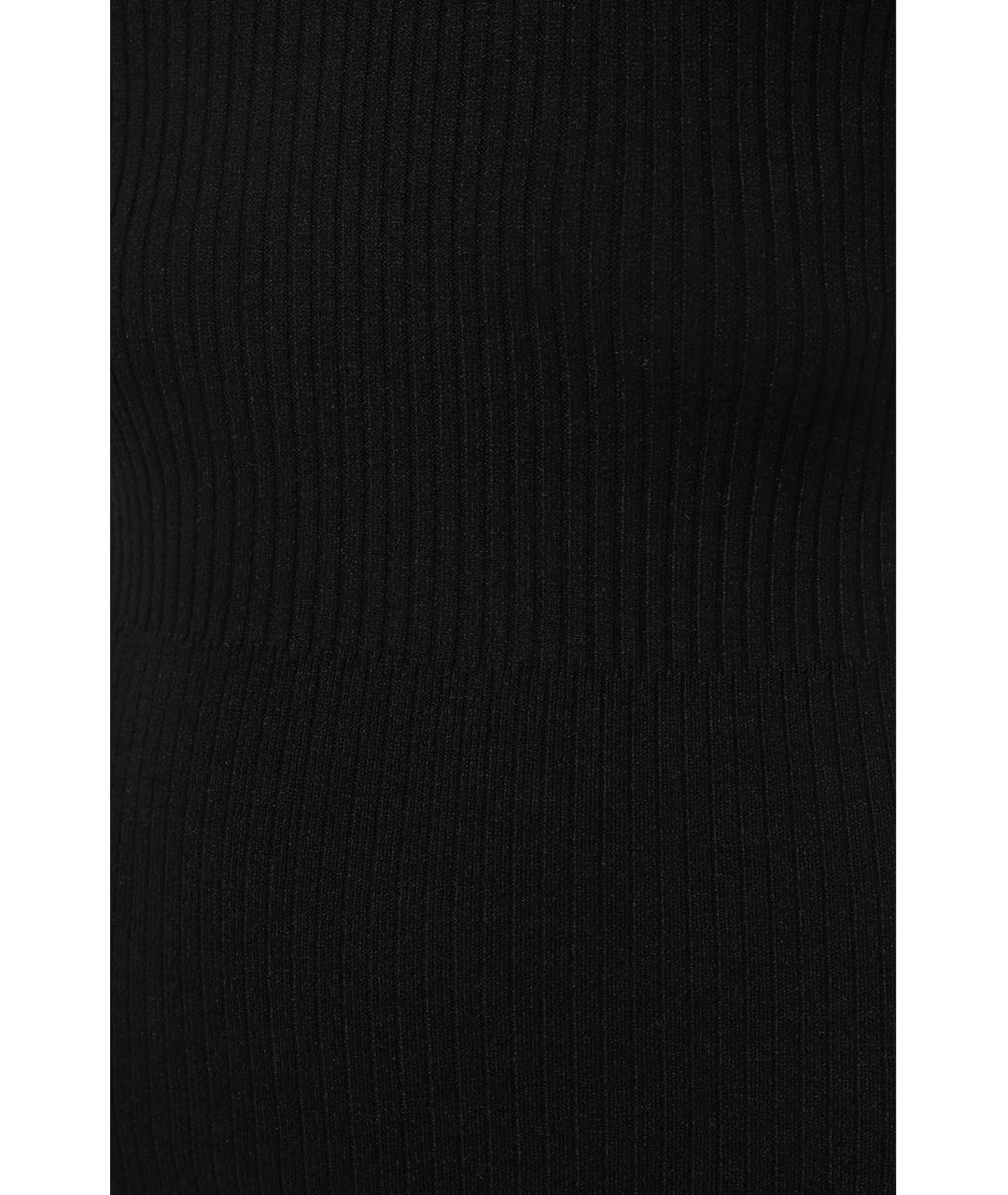 HUGO Черное вискозное повседневное платье, фото 5