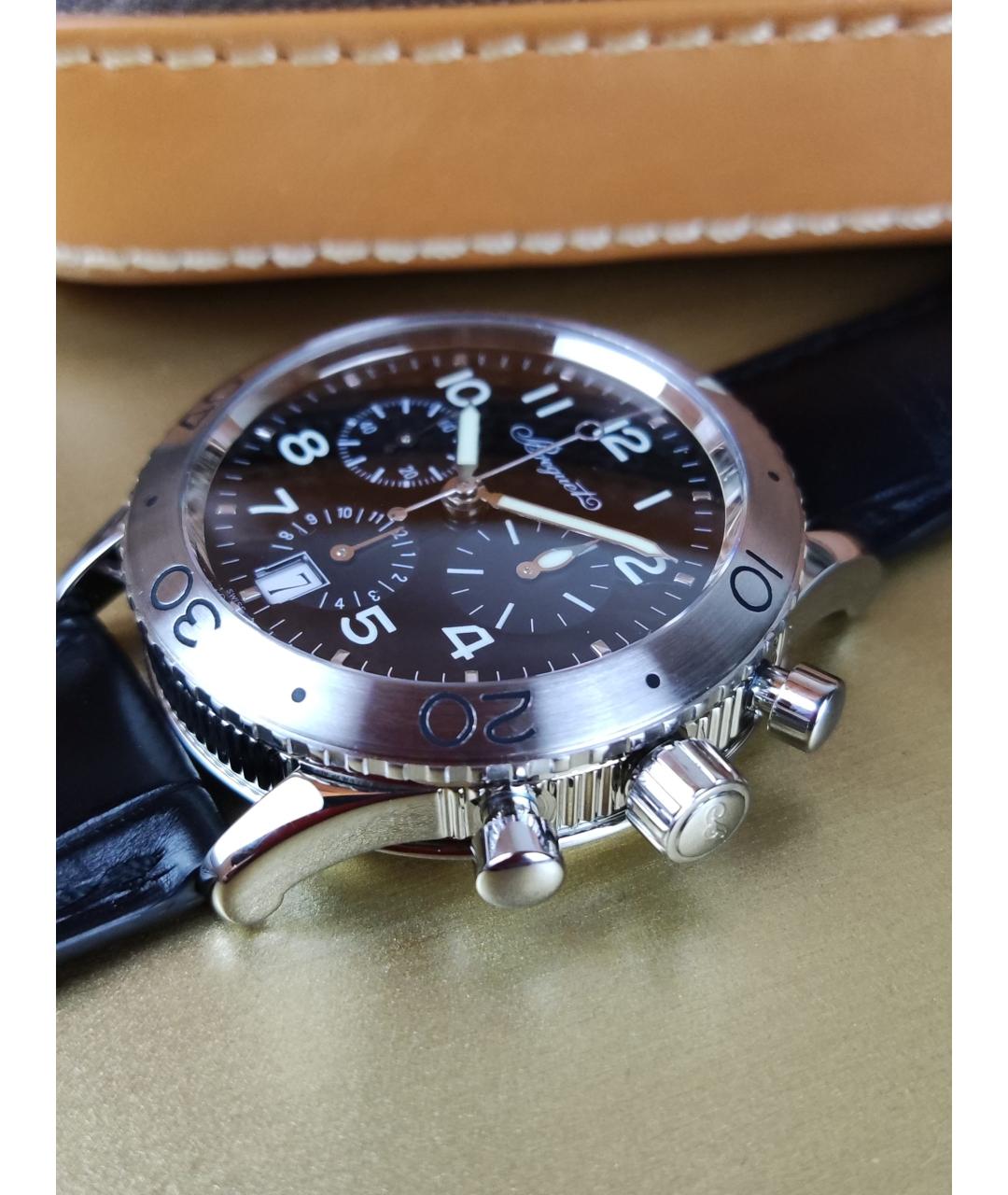 Breguet Черные металлические часы, фото 2