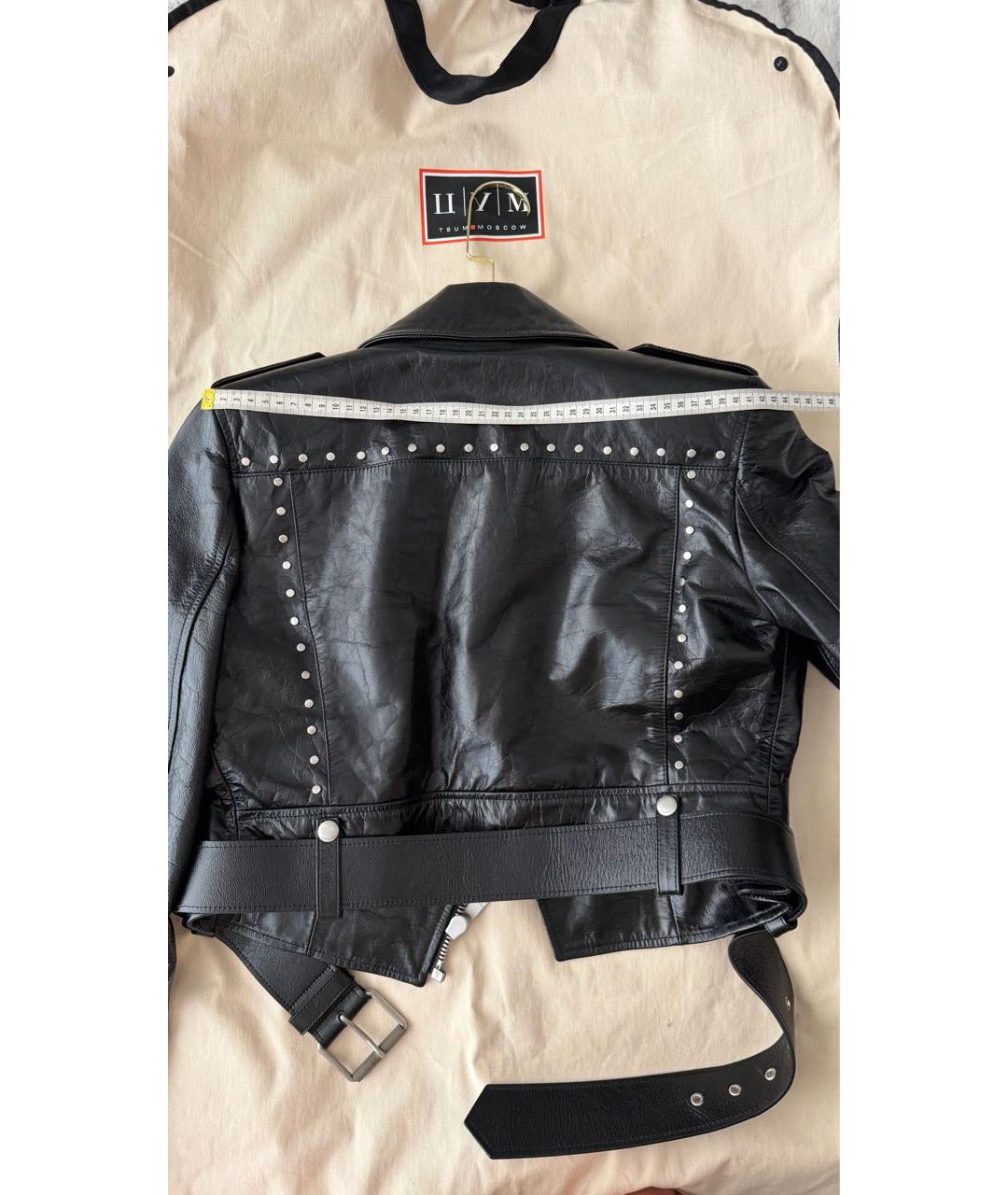 GIVENCHY Черная кожаная куртка, фото 5