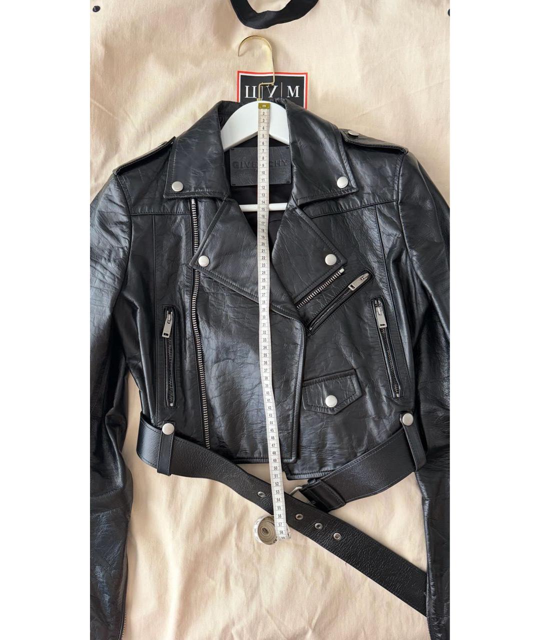 GIVENCHY Черная кожаная куртка, фото 8