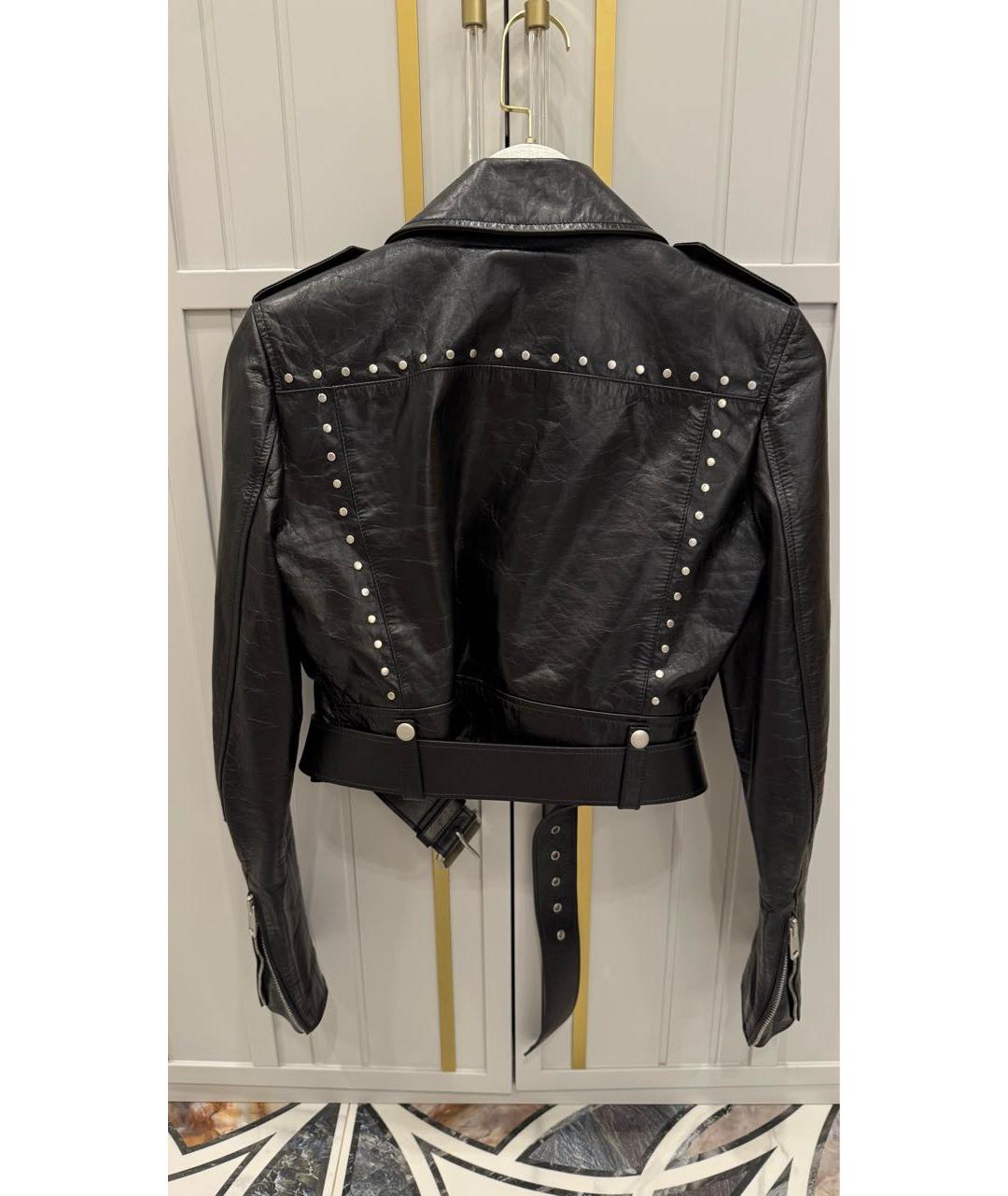 GIVENCHY Черная кожаная куртка, фото 3