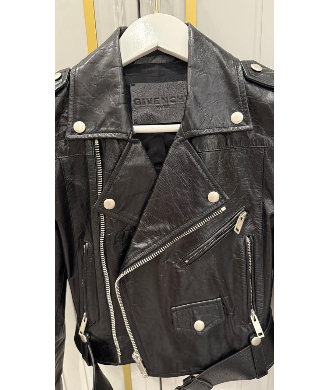 GIVENCHY Черная кожаная куртка, фото 7