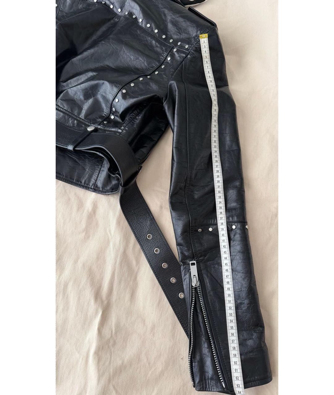 GIVENCHY Черная кожаная куртка, фото 7