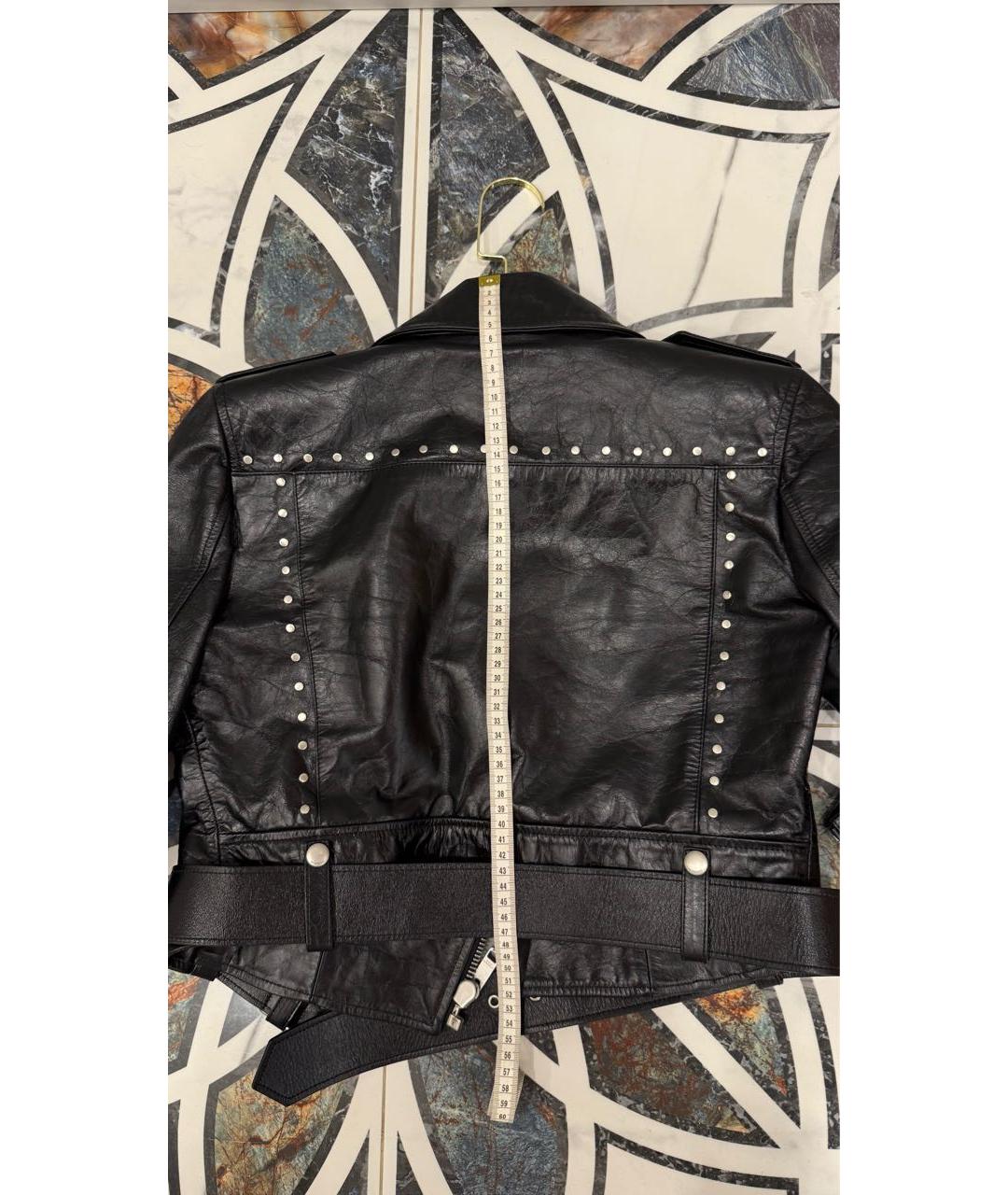 GIVENCHY Черная кожаная куртка, фото 6