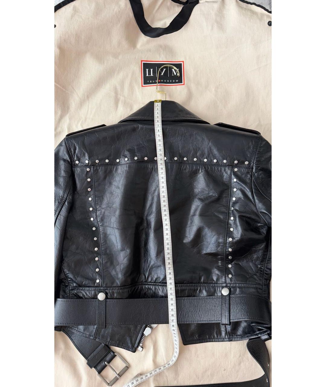 GIVENCHY Черная кожаная куртка, фото 6