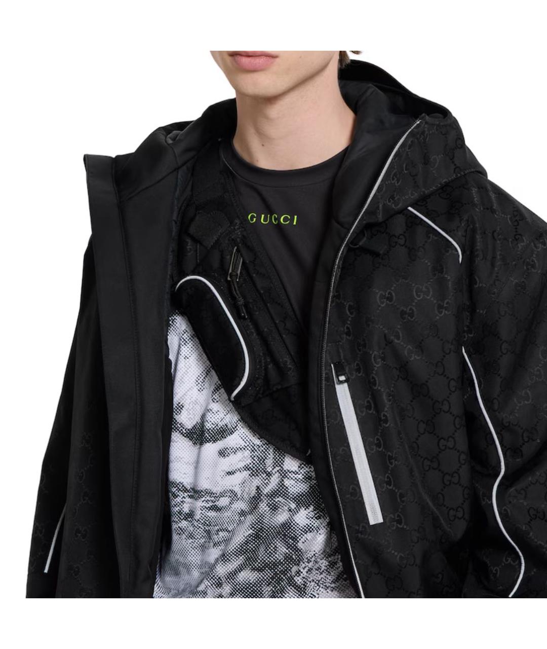 GUCCI Черная поясная сумка, фото 3