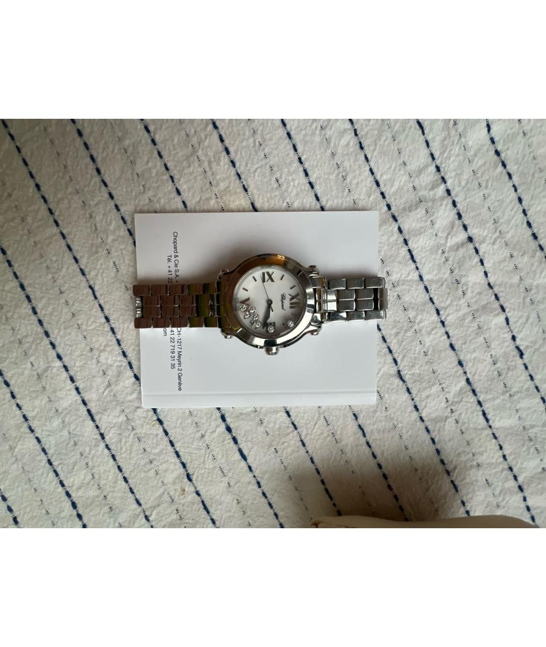 CHOPARD Серебряные металлические часы, фото 6