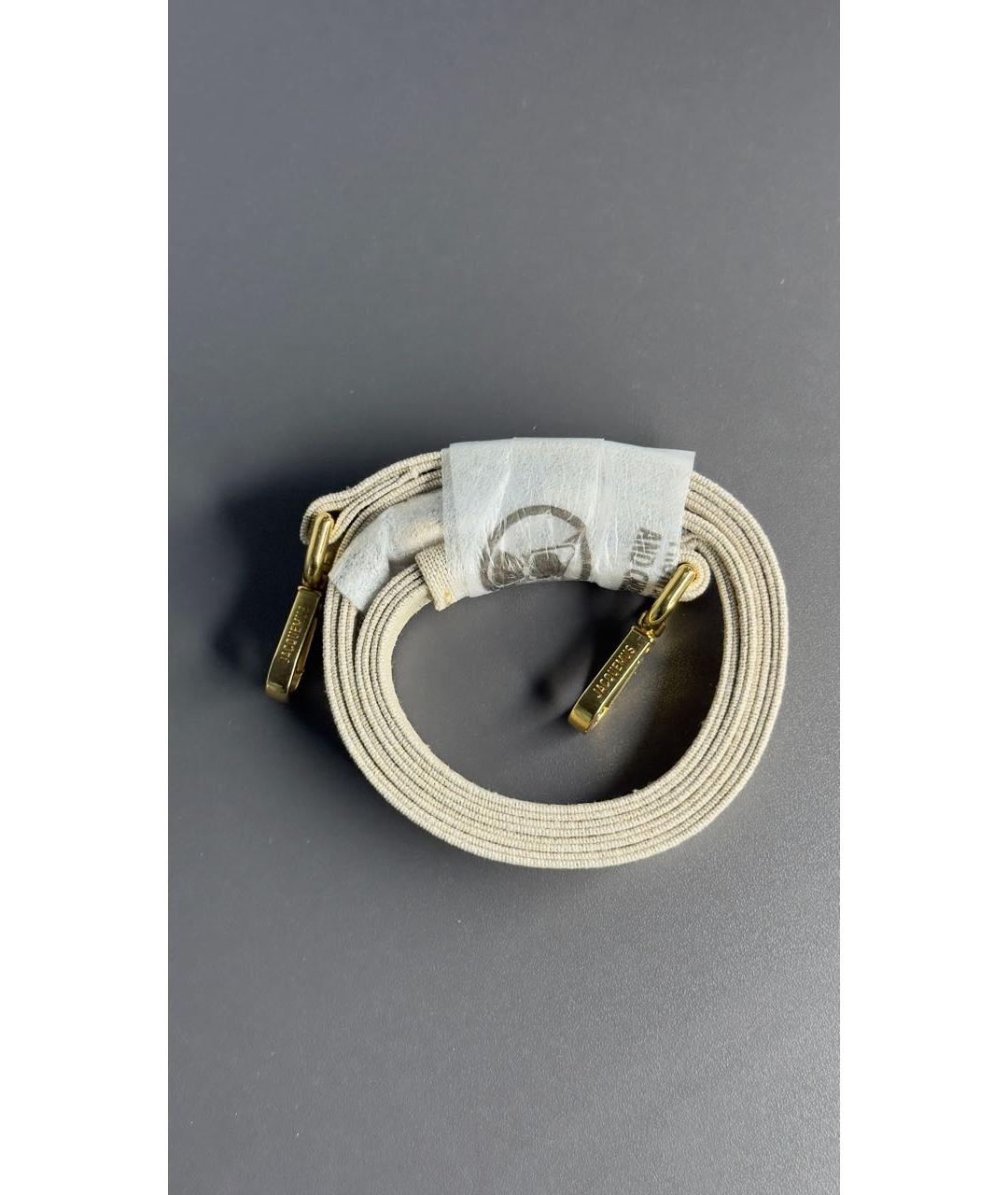 JACQUEMUS Бежевая хлопковая сумка с короткими ручками, фото 6