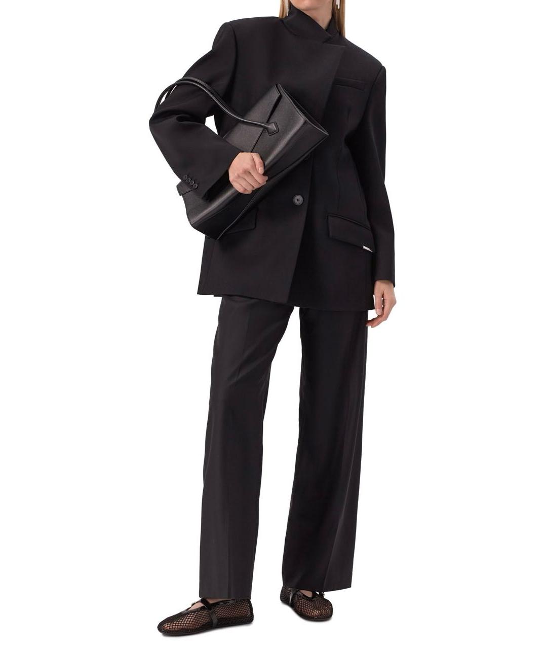 ALAIA Черные кожаные балетки, фото 4