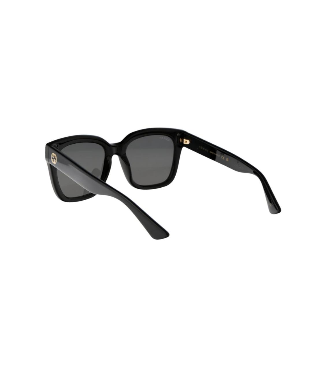 GUCCI Черные пластиковые солнцезащитные очки, фото 4