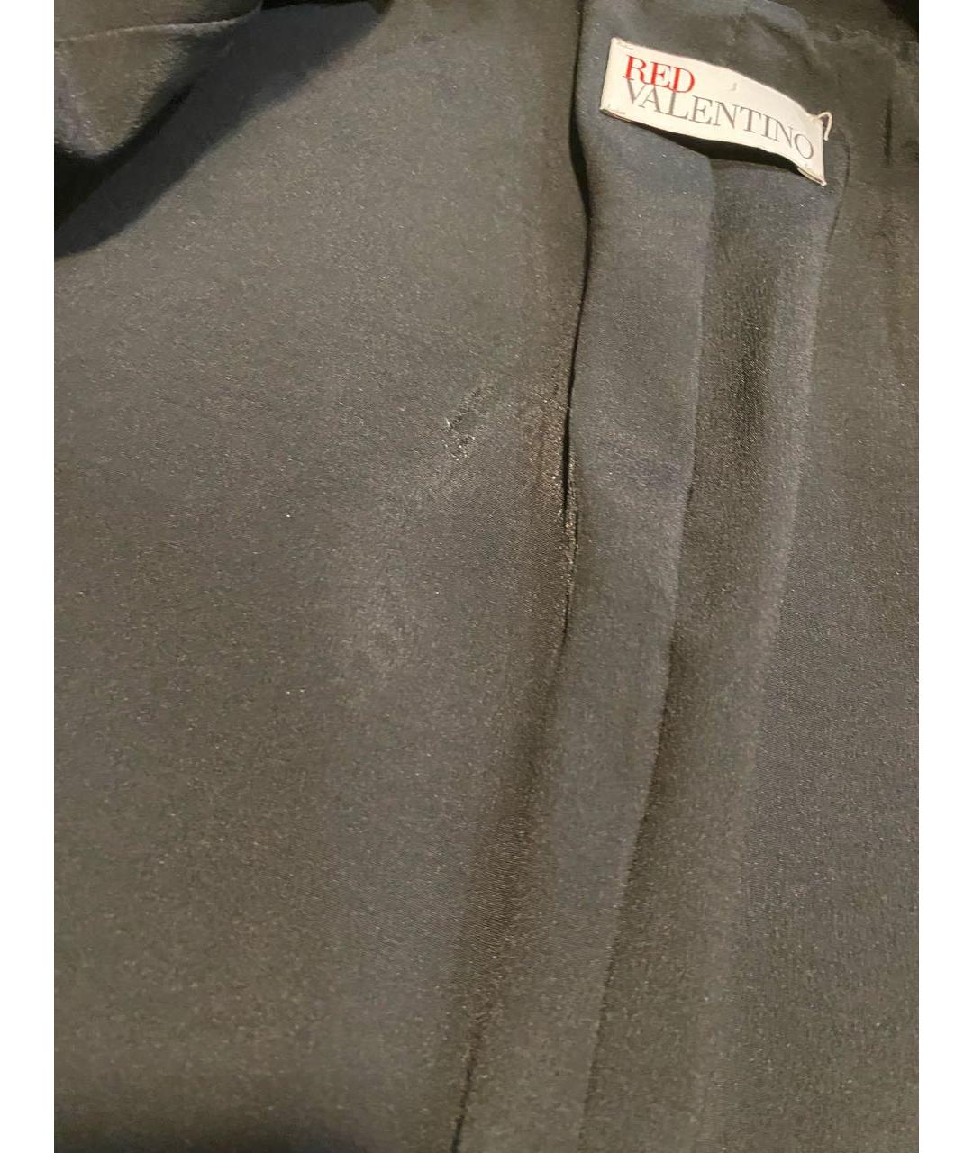 RED VALENTINO Черный шерстяной жакет/пиджак, фото 7