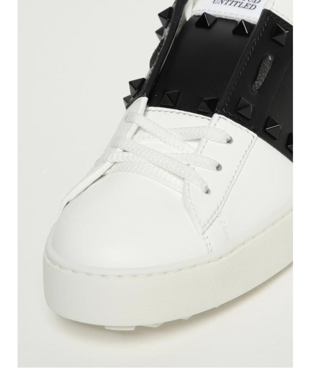 VALENTINO Белые кожаные кеды, фото 4