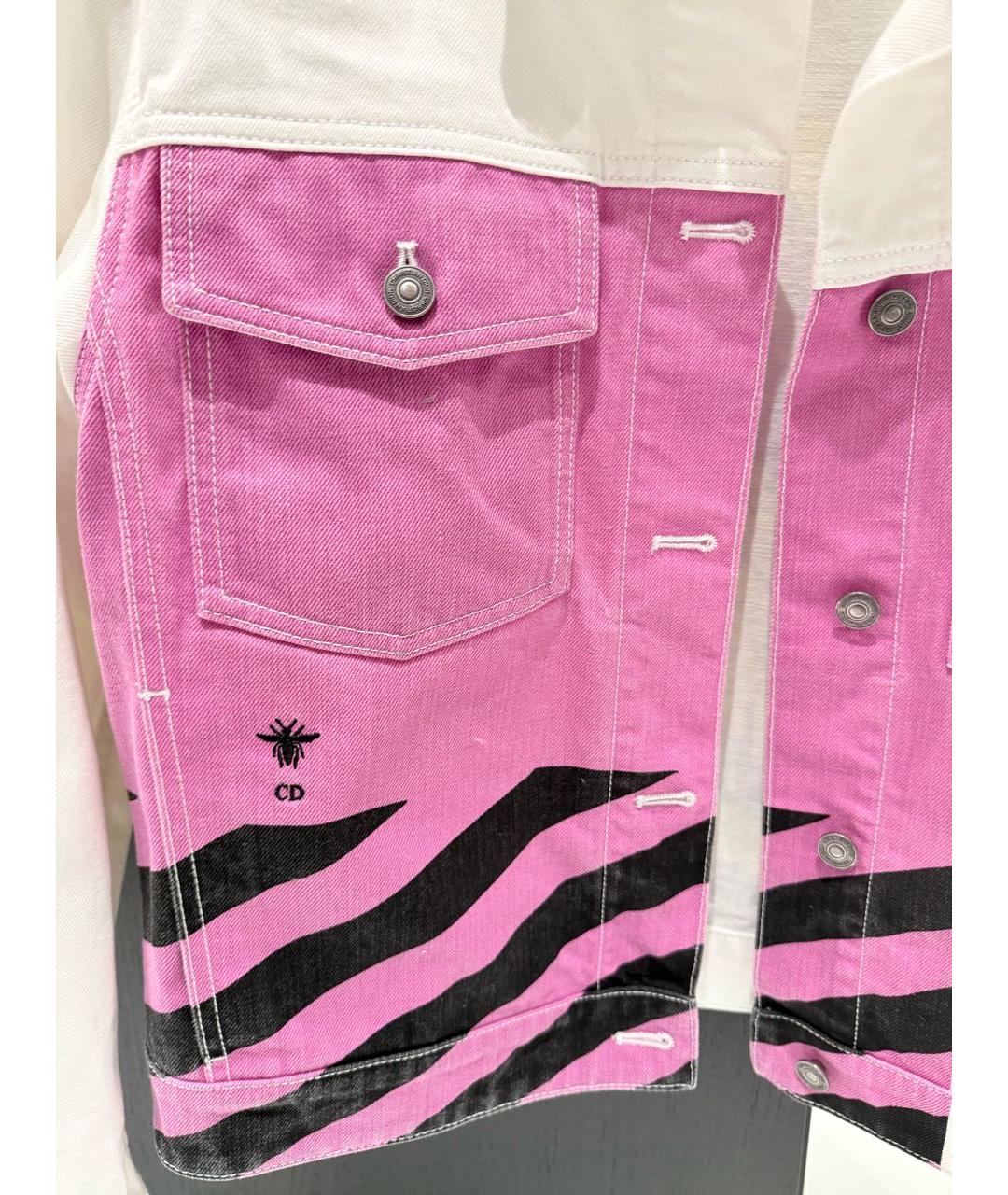 CHRISTIAN DIOR Белая деним куртка, фото 2