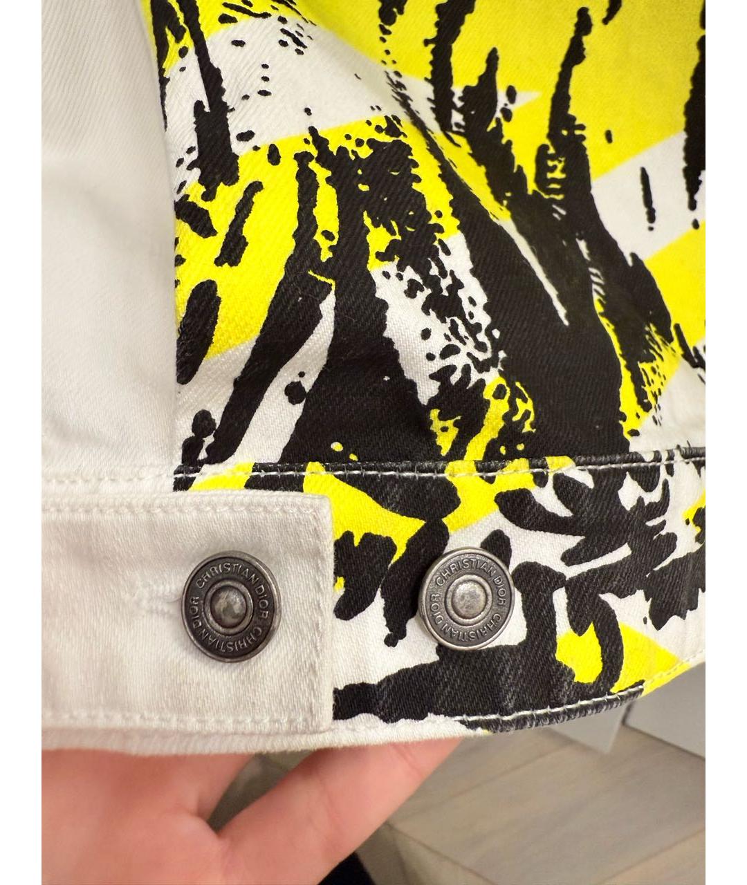 CHRISTIAN DIOR Белая деним куртка, фото 3