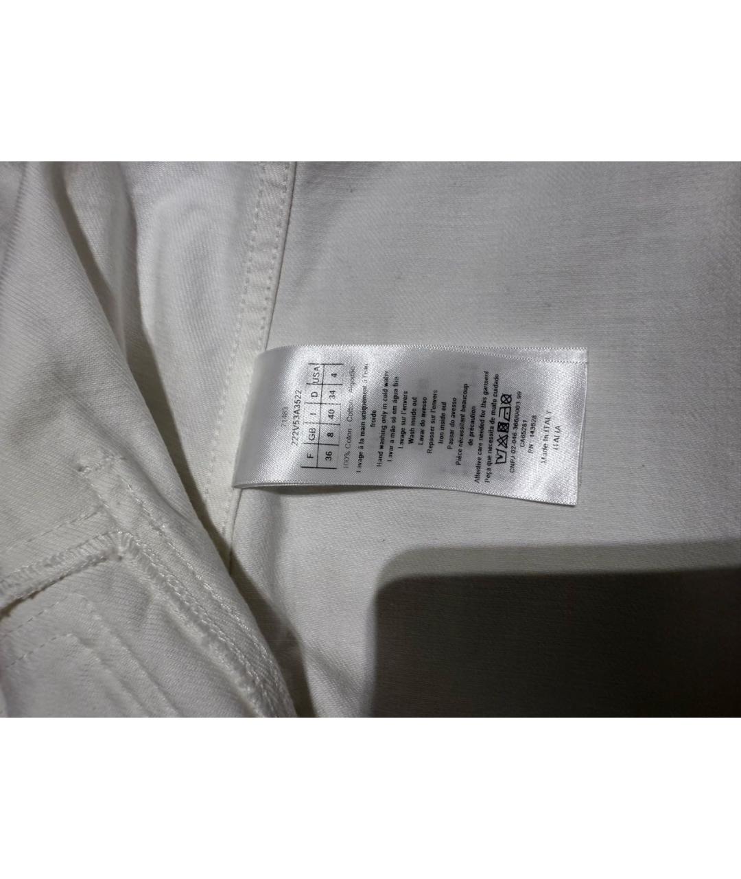 CHRISTIAN DIOR Белая деним куртка, фото 7