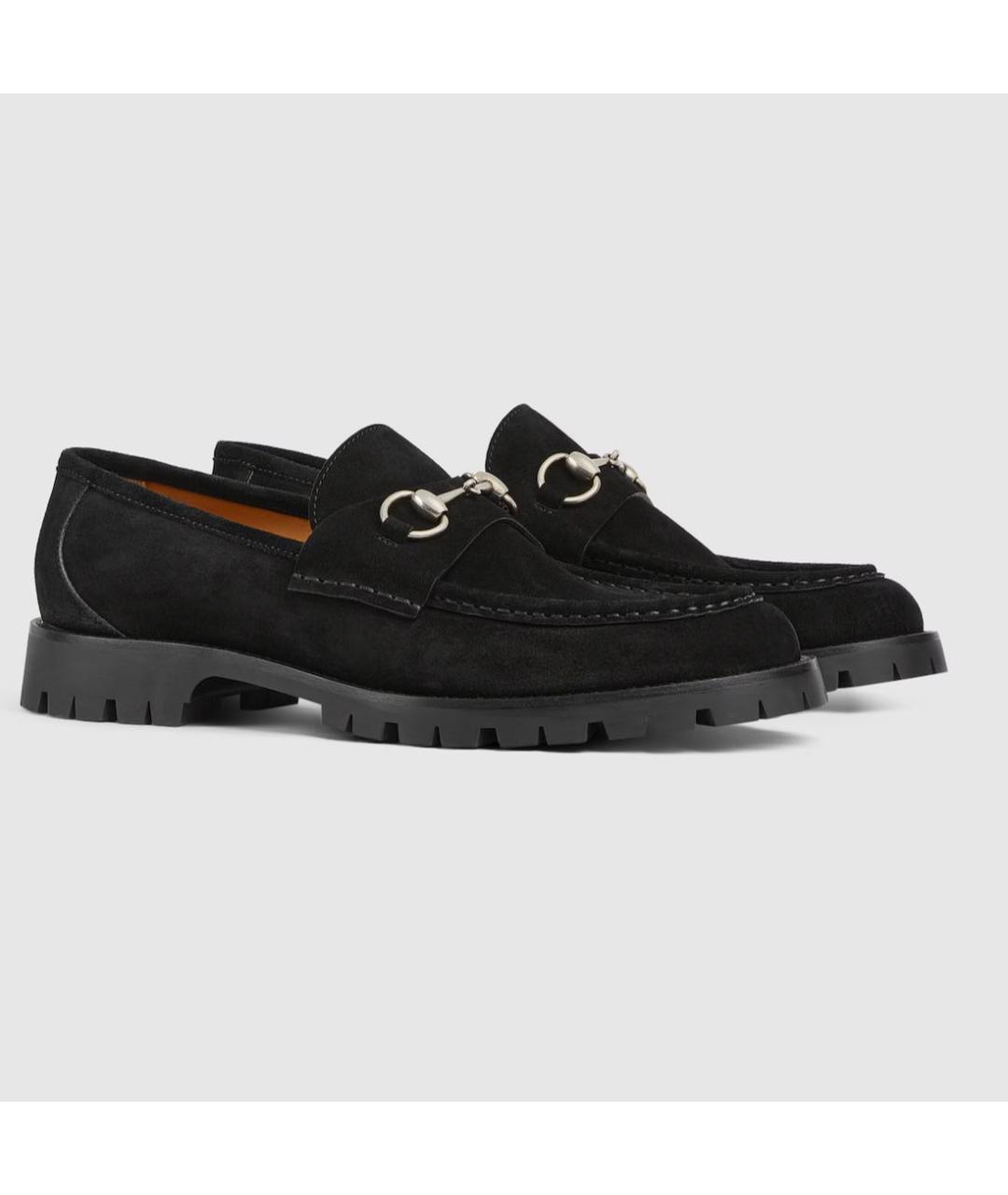 GUCCI Черные мокасины, фото 2