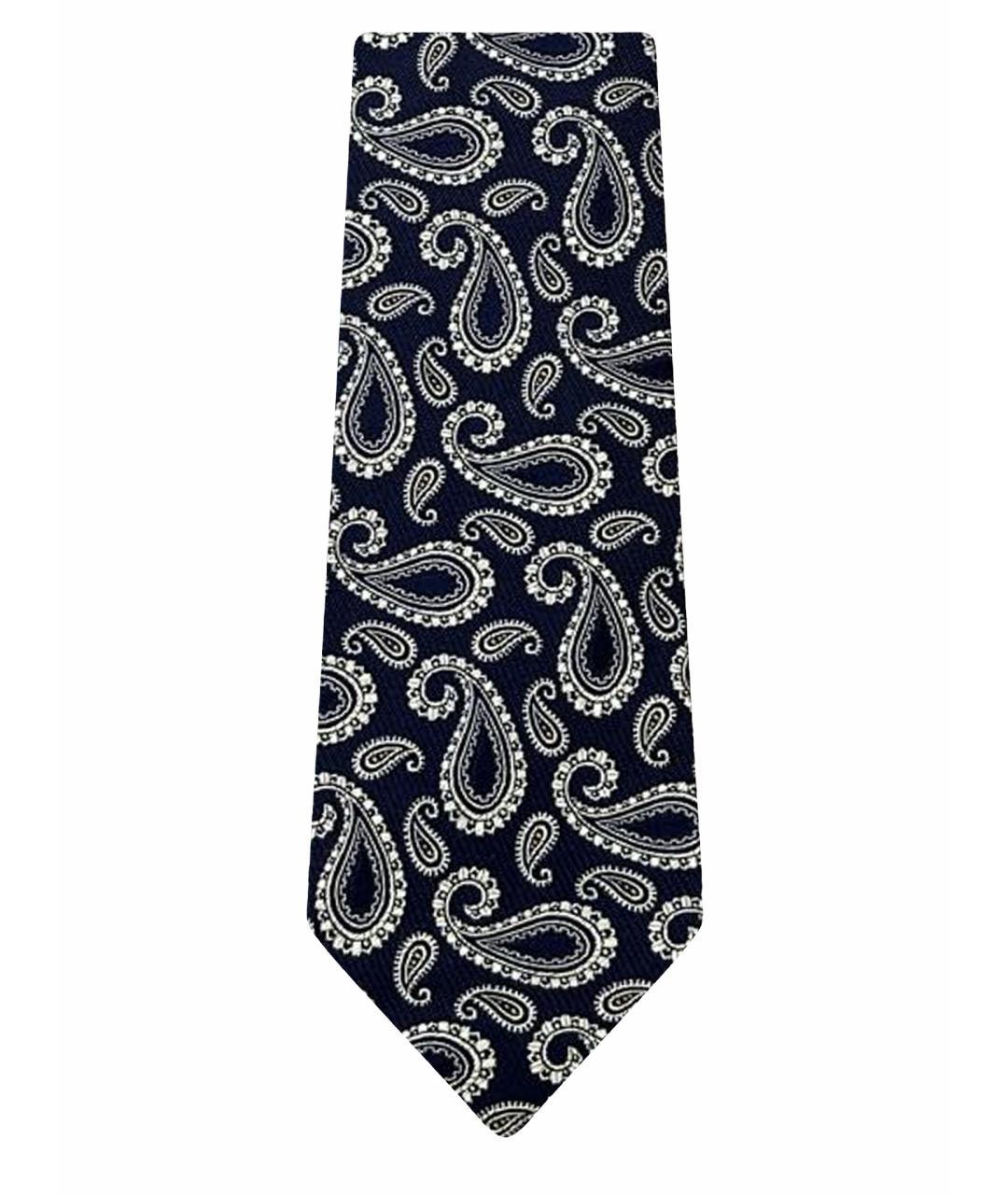 ETRO Синий шелковый галстук, фото 1