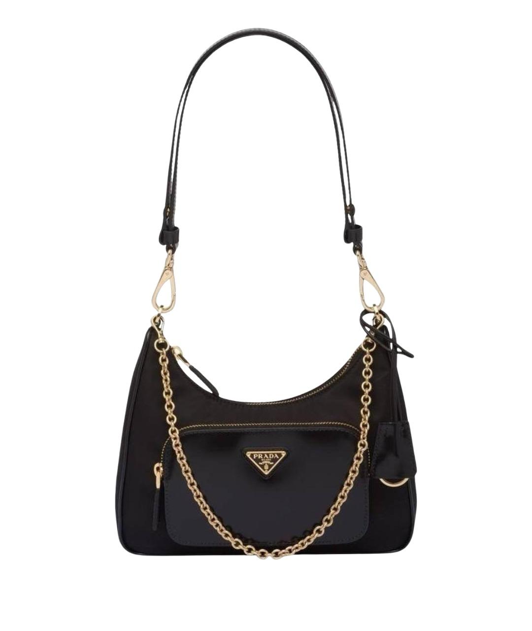 PRADA Черная сумка через плечо, фото 1
