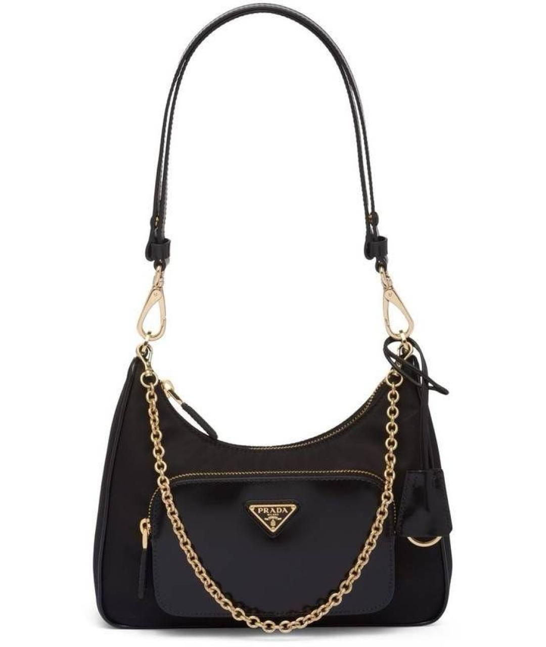 PRADA Черная сумка через плечо, фото 3