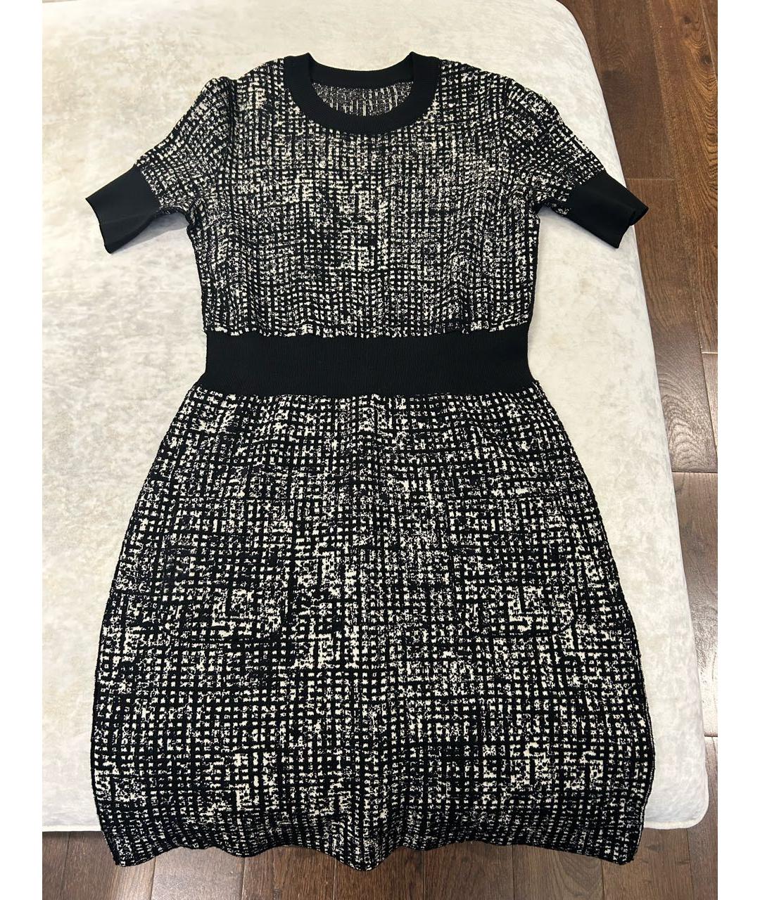 LANVIN Черное шерстяное платье, фото 4