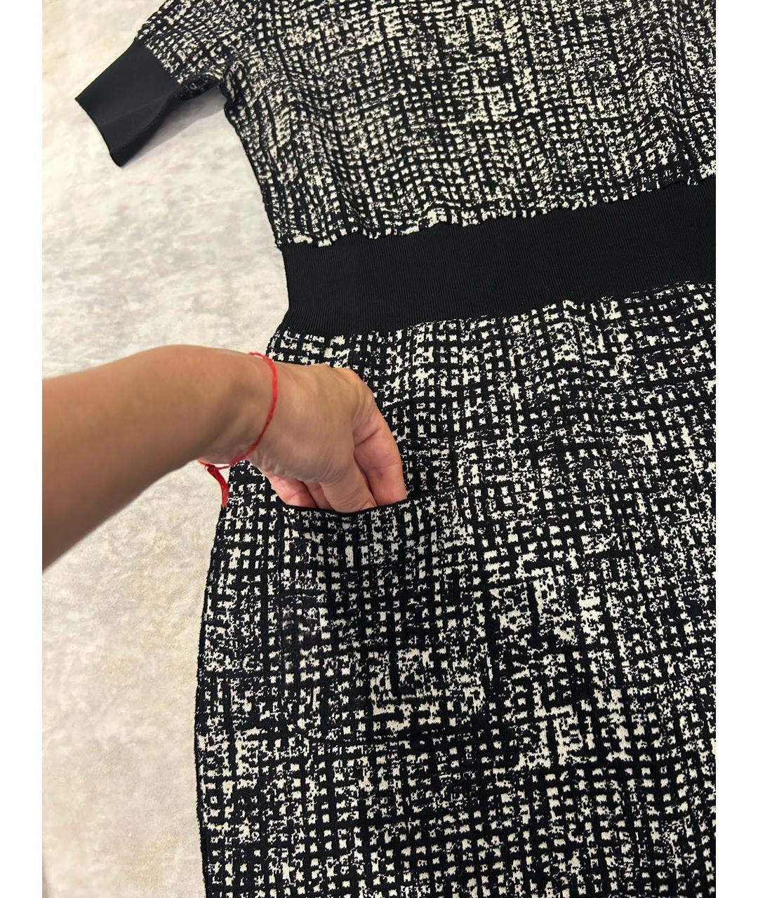 LANVIN Черное шерстяное платье, фото 3