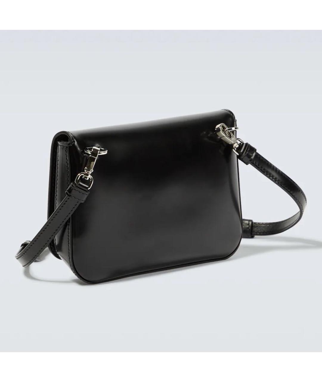 PRADA Черная кожаная сумка через плечо, фото 2