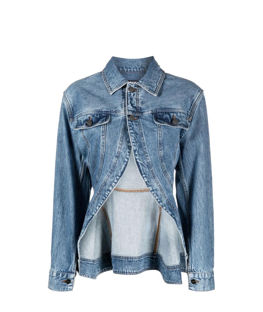JACQUEMUS Синий деним жакет/пиджак, фото 1