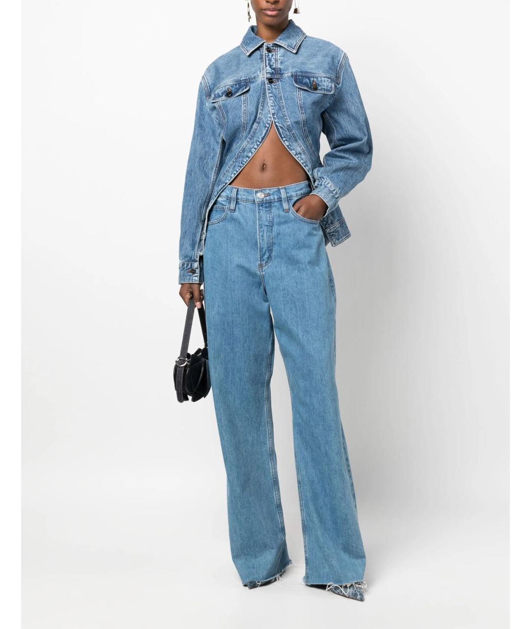 JACQUEMUS Синий деним жакет/пиджак, фото 8