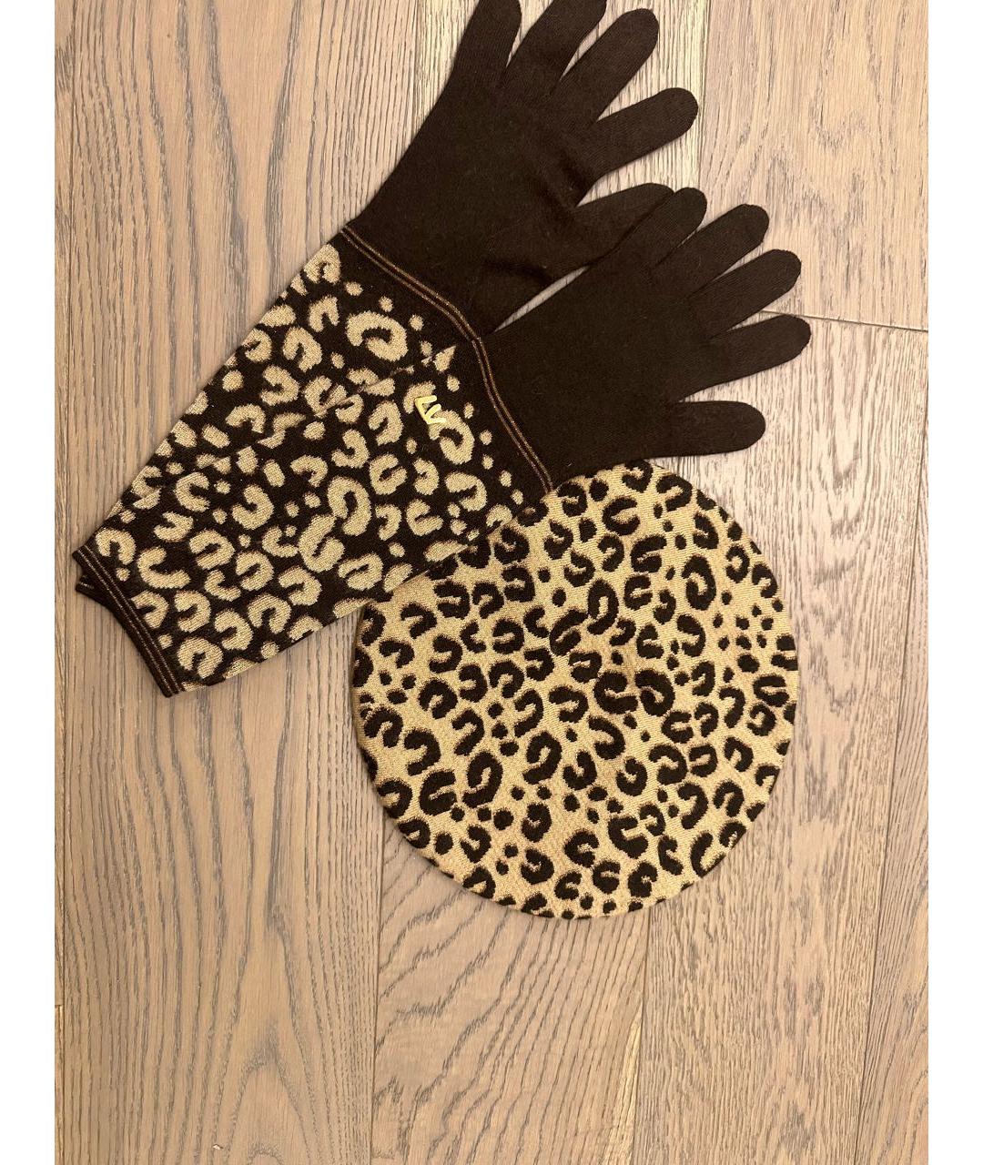 LOUIS VUITTON Коричневая кашемировая шляпа, фото 4