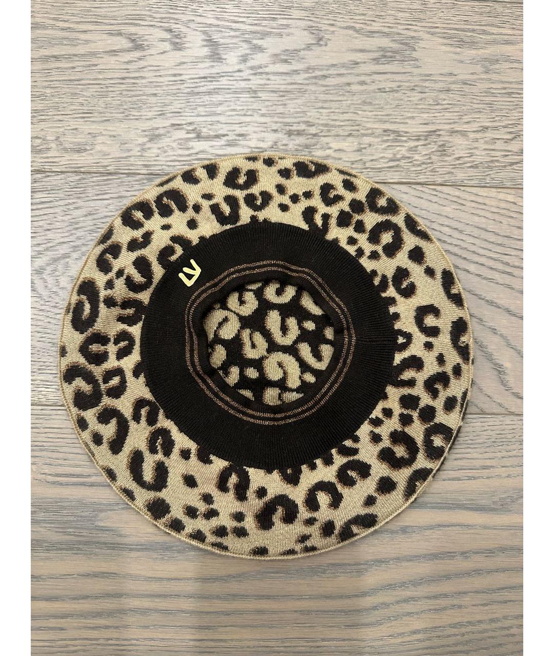 LOUIS VUITTON Коричневая кашемировая шляпа, фото 2