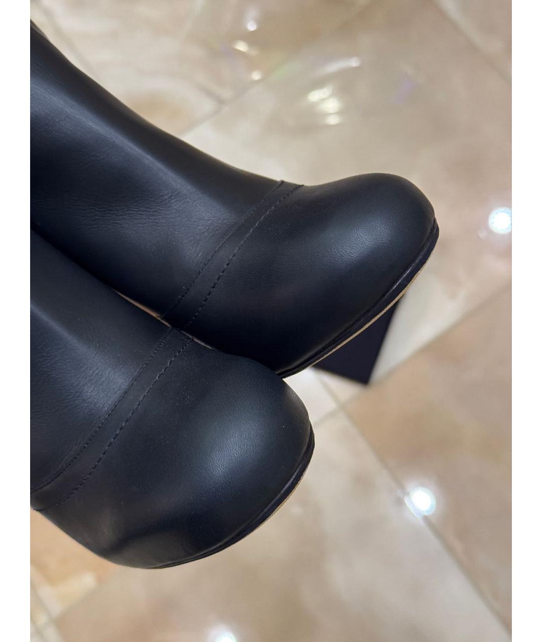 CHANEL Черные кожаные ботильоны, фото 8