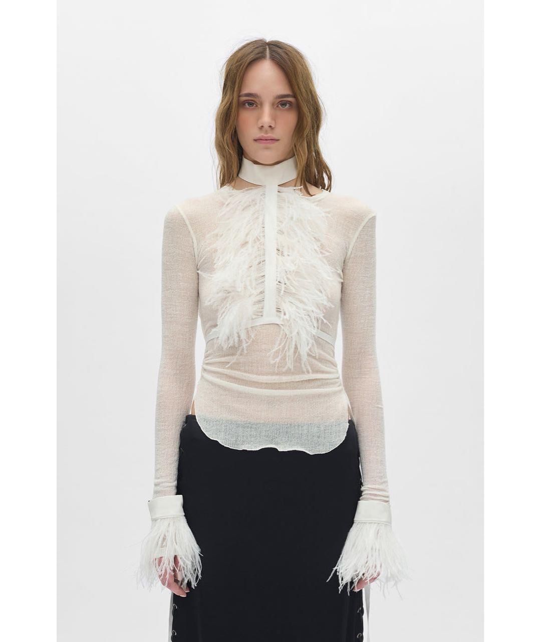 ANN DEMEULEMEESTER Белый воротник, фото 3