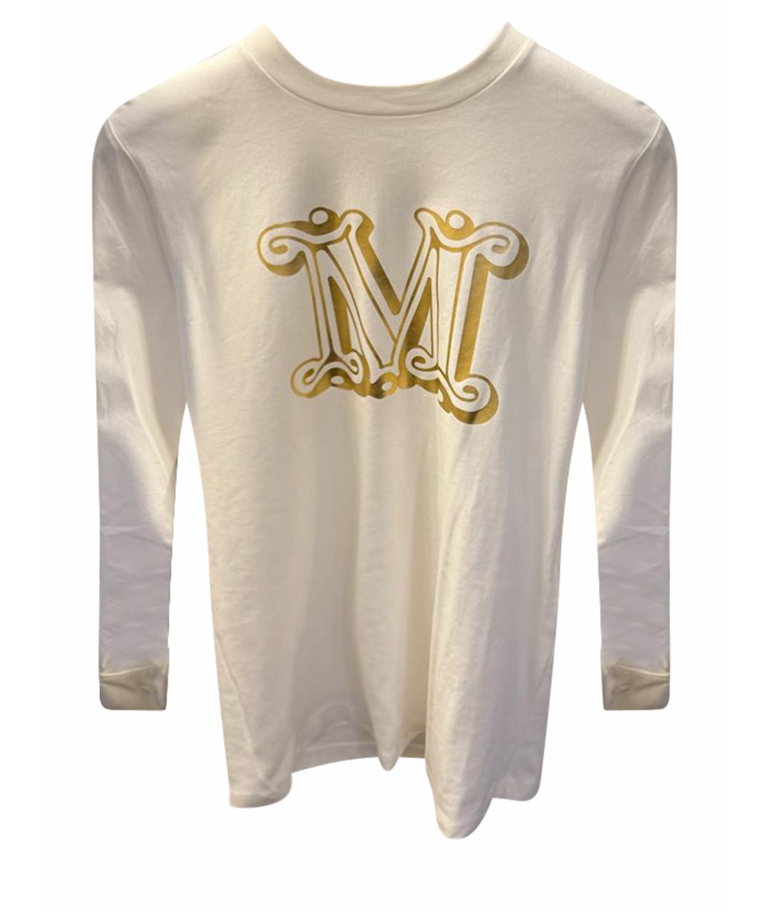 MAX MARA Белая хлопковая рубашка, фото 1