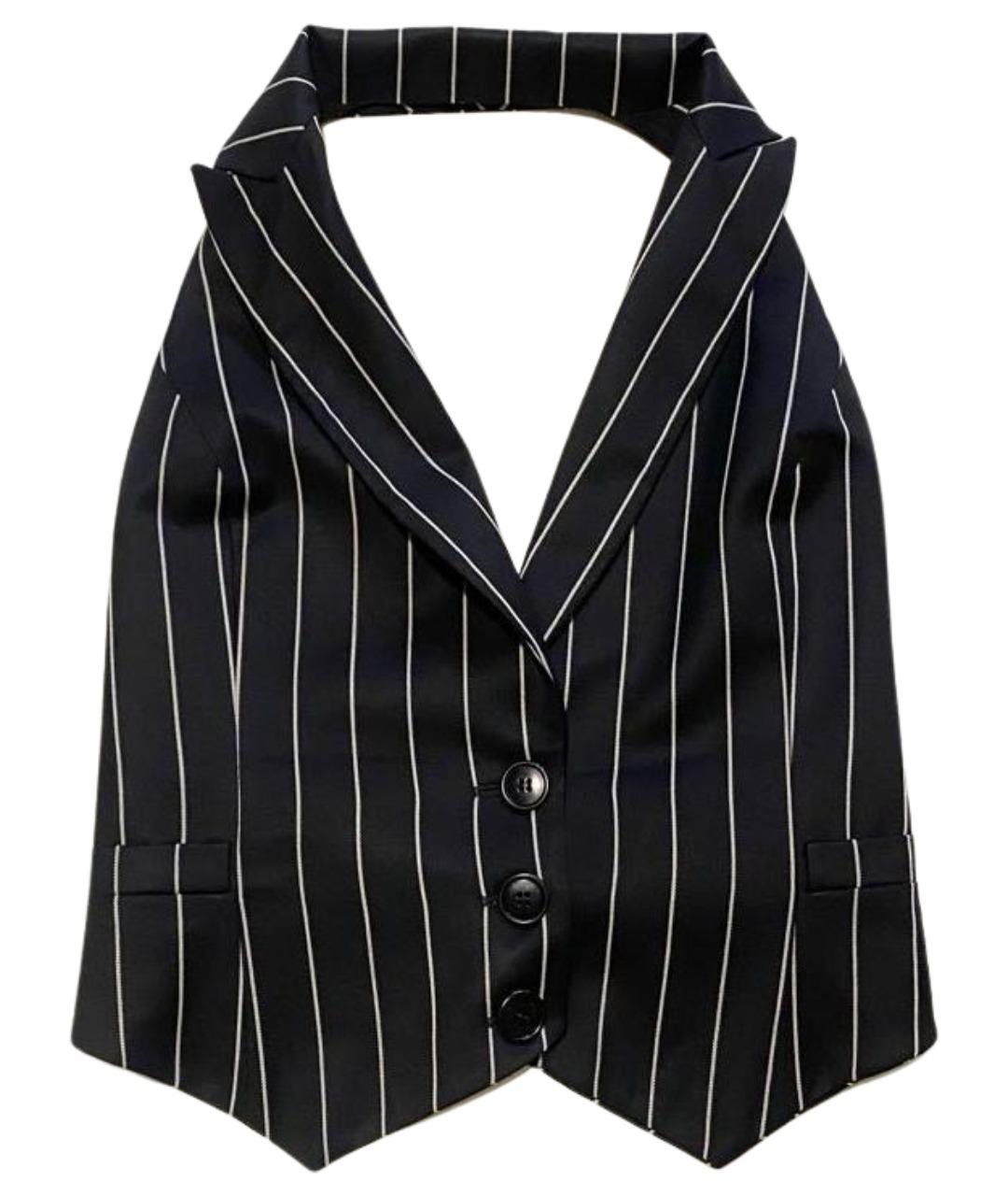 CHRISTIAN DIOR Черный шерстяной жилет, фото 1