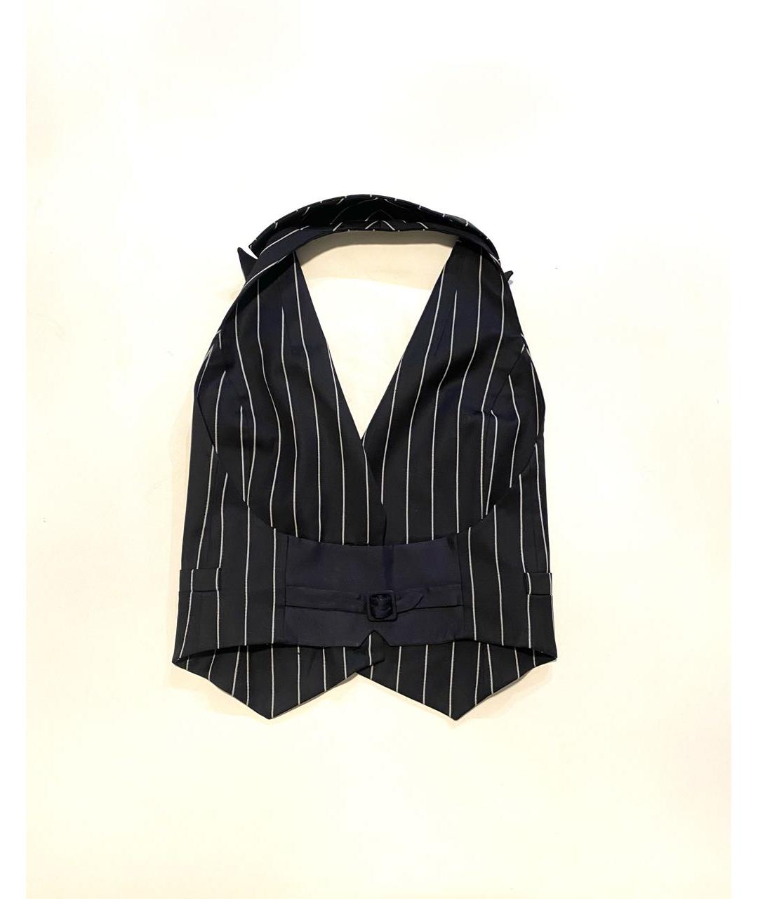 CHRISTIAN DIOR Черный шерстяной жилет, фото 2