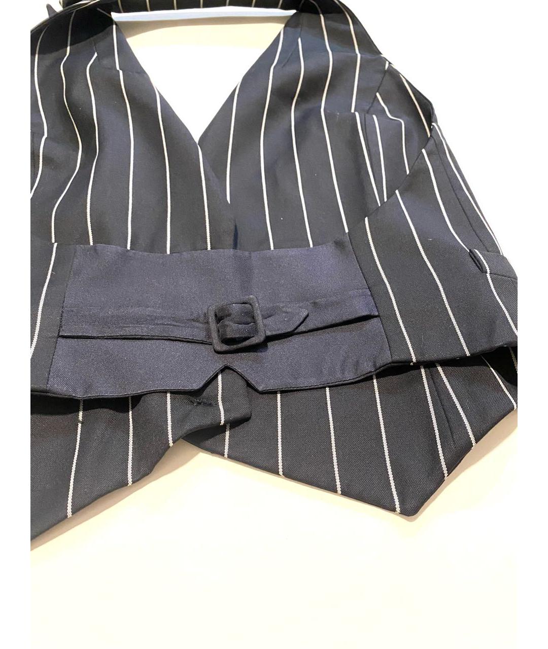 CHRISTIAN DIOR Черный шерстяной жилет, фото 3